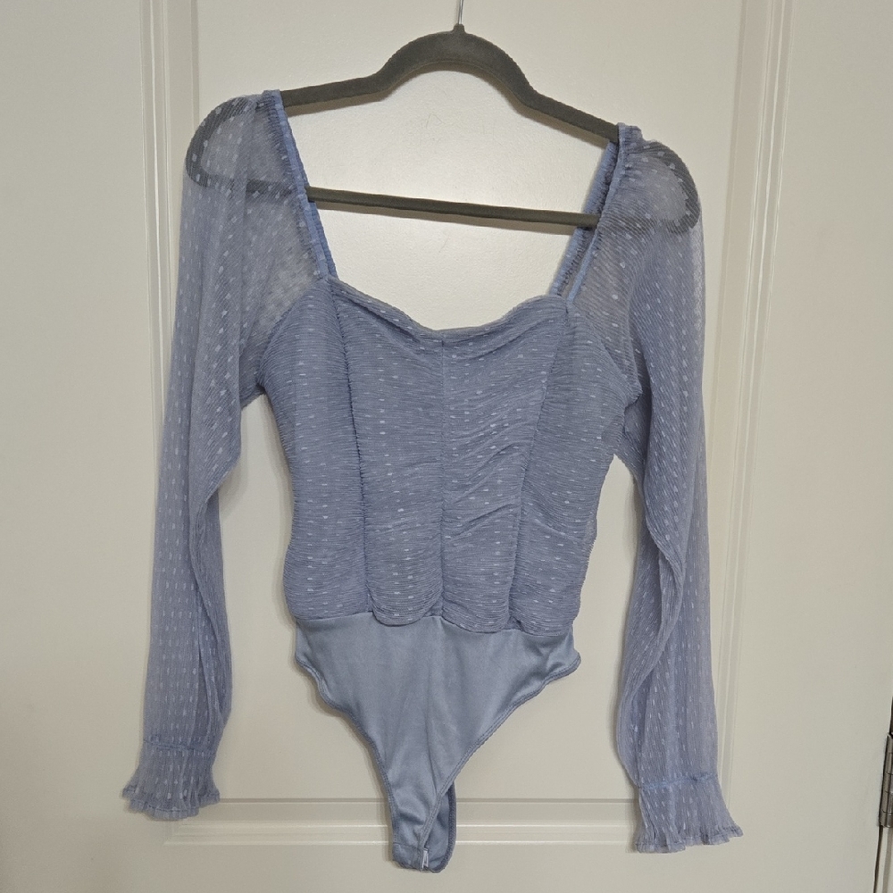 Chic Lavender Long-Sleeve Bodysuit